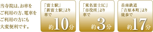 妙永寺までの交通手段